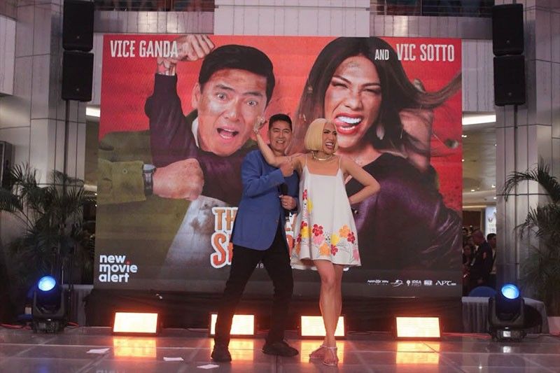 Noontime rivals Vic Sotto, Vice Ganda team up for 1st movie collab